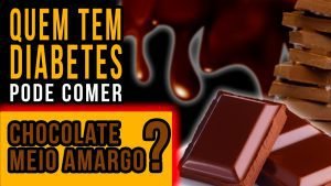 QUEM TEM DIABETES PODE COMER CHOCOLATE MEIO AMARGO? │ @EDUDiabetes