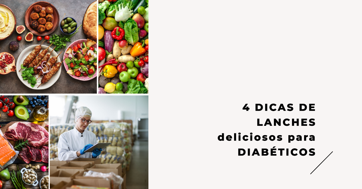 Nesse artigo você irá receber 4 dicas de lanches deliciosos para diabéticos, aprenda como lidar com a sua alimentação e comece a ter controle.