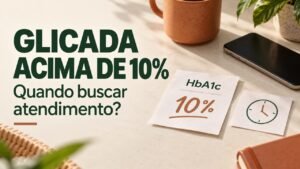 Glicada acima de 10%: quando procurar atendimento?
