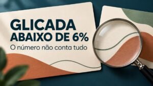Glicada abaixo de 6%: quando o número não conta tudo