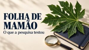 Chá da folha de mamão: o que foi testado para diabetes?
