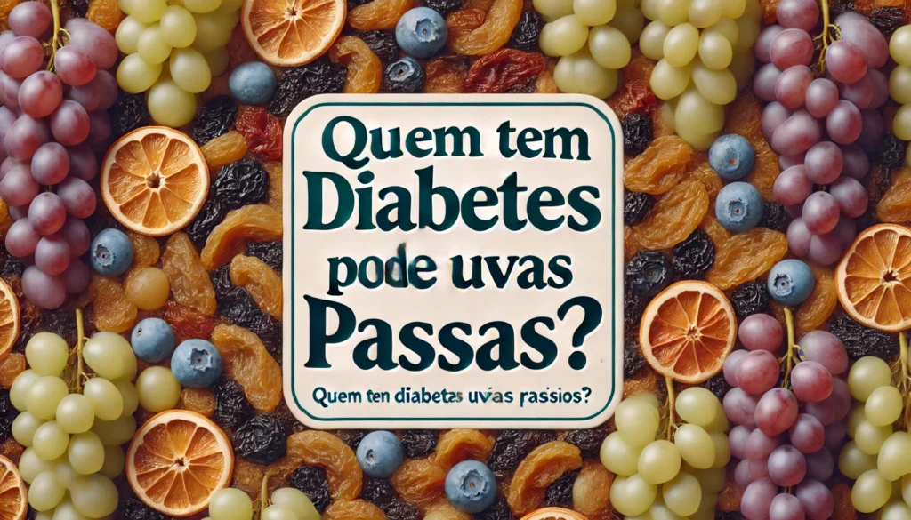 Quem tem Diabetes pode comer Uvas Passas? Este artigo explica se pessoas com diabetes podem consumir uvas passas. Abordamos o impacto das uvas passas nos níveis de açúcar no sangue, os benefícios que elas oferecem e como consumi-las com segurança, sempre em pequenas porções e combinadas com outros alimentos para evitar picos de glicemia.