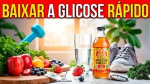 4 DICAS PARA BAIXAR a GLICOSE RÁPIDO sem REMÉDIOS