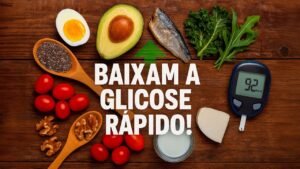 8 Alimentos que Vão CONTROLAR sua GLICOSE de Forma Natural Agora!