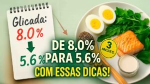 CONSEGUIU BAIXAR A GLICADA DE 8.0% PARA 5.6% RAPIDAMENTE!