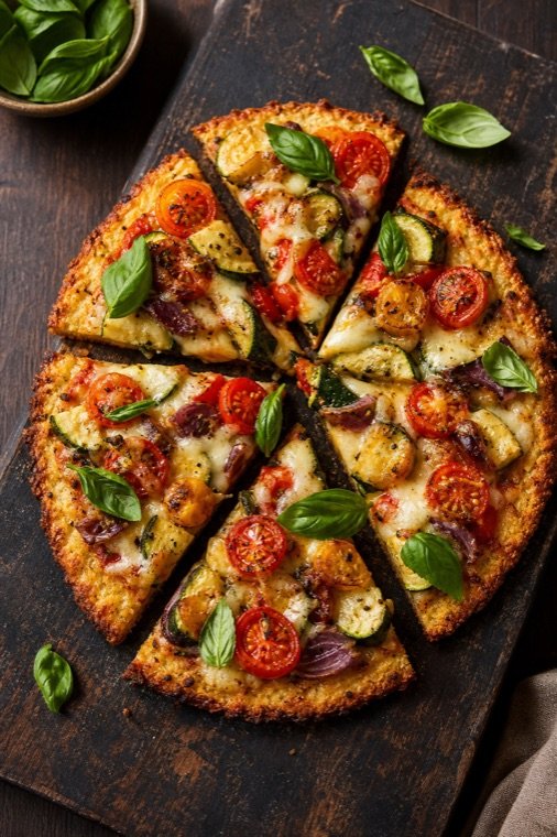 Pizza de couve-flor