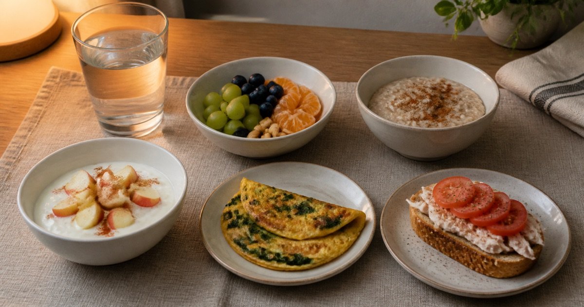 Cinco opções de lanches noturnos para diabetes
