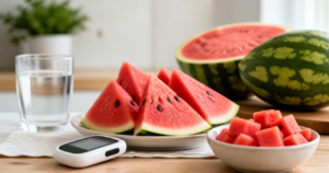 Melancia aumenta a glicose? O que muda entre a fruta e o suco