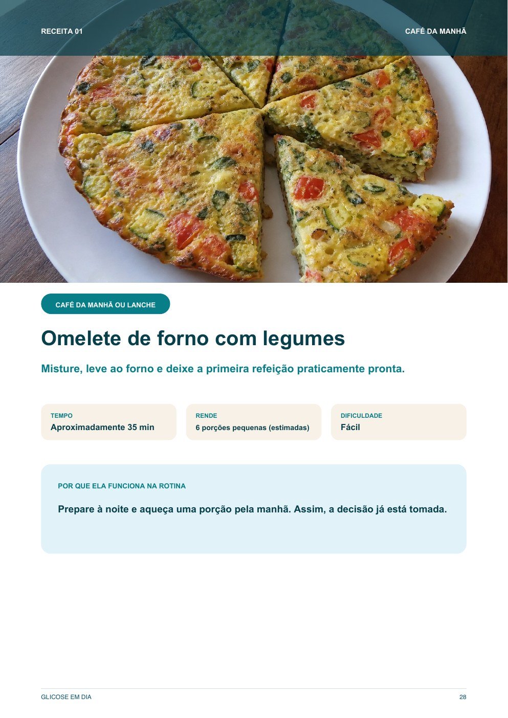 Receita cotidiana real