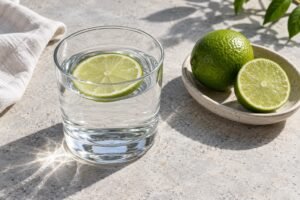 Água com limão e diabetes: sabor, açúcar e cuidados com a acidez
