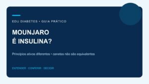 Mounjaro é insulina? Entenda a diferença entre os tratamentos