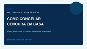 Como congelar cenoura: crua, em pedaços ou ralada?