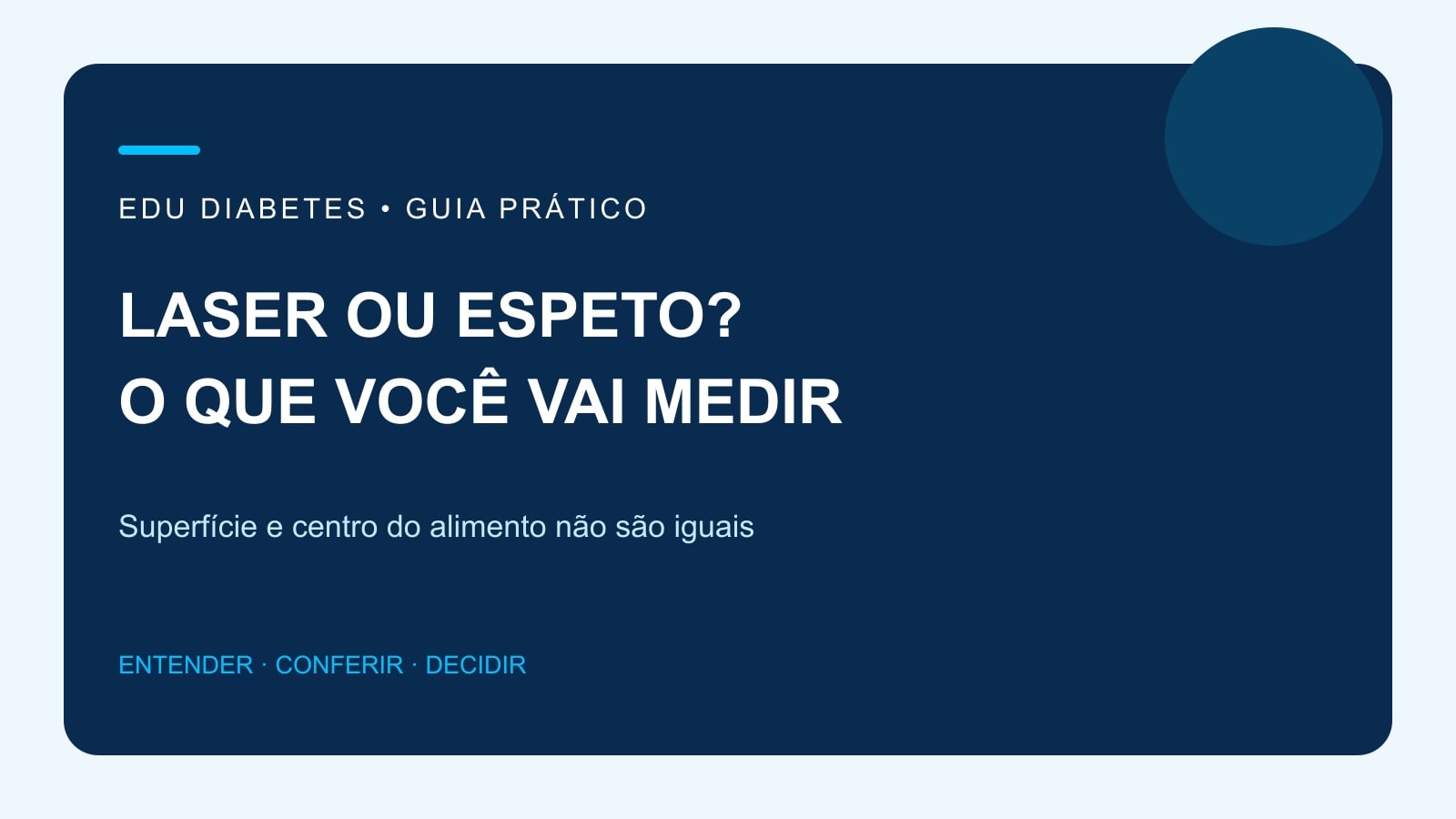 Arte editorial comparando a medição superficial e interna de temperatura na cozinha.