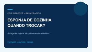 Quando trocar a esponja de cozinha? Cuidados além do calendário