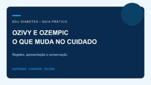 Ozivy e Ozempic são iguais? O que muda no registro e na conservação