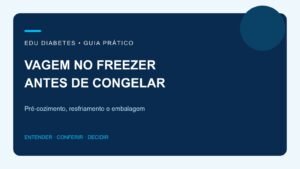 Vagem pode congelar crua? Como preparar para o freezer