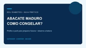 Como congelar abacate maduro: purê, porções e mudança de textura
