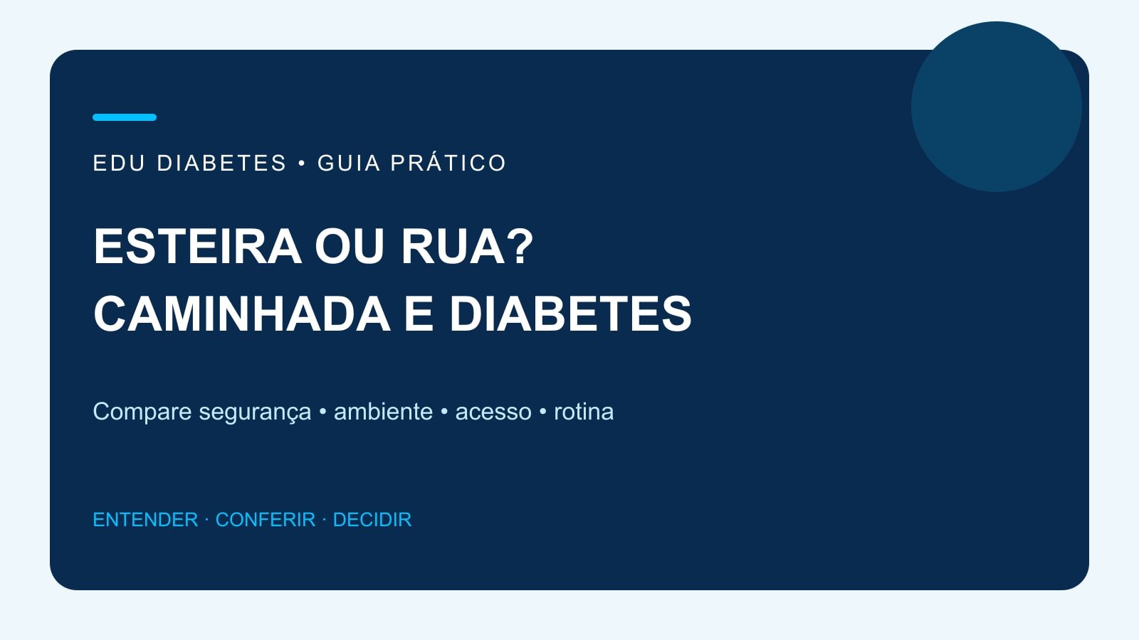Arte editorial comparando caminhada na esteira e na rua por segurança, ambiente e viabilidade na rotina.