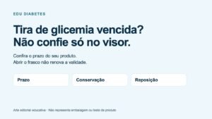 Tira de glicemia vencida pode usar? Validade e cuidados após abrir