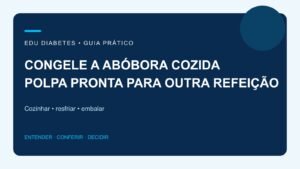 Como congelar abóbora cozida e amassada para outras refeições