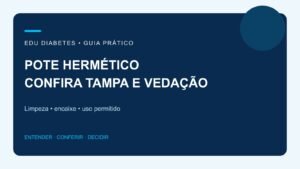Pote hermético: como conferir a vedação e limpar o anel