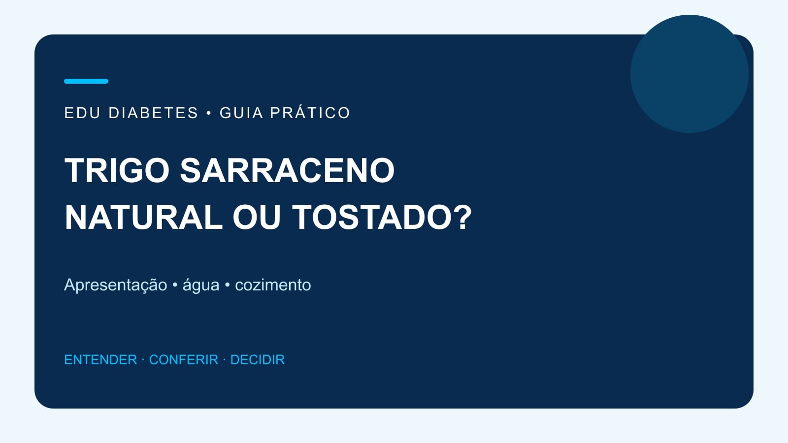 Arte editorial sobre o preparo do trigo sarraceno em grão natural ou tostado.