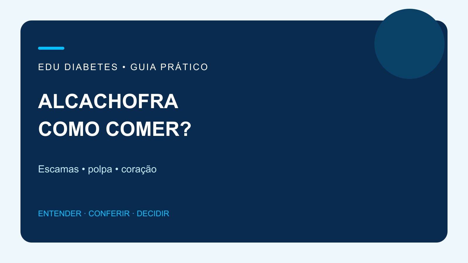 Arte editorial sobre as partes comestíveis da alcachofra cozida.