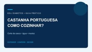 Como cozinhar castanha portuguesa na panela comum