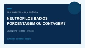 Neutrófilos baixos: porcentagem e contagem absoluta são iguais?