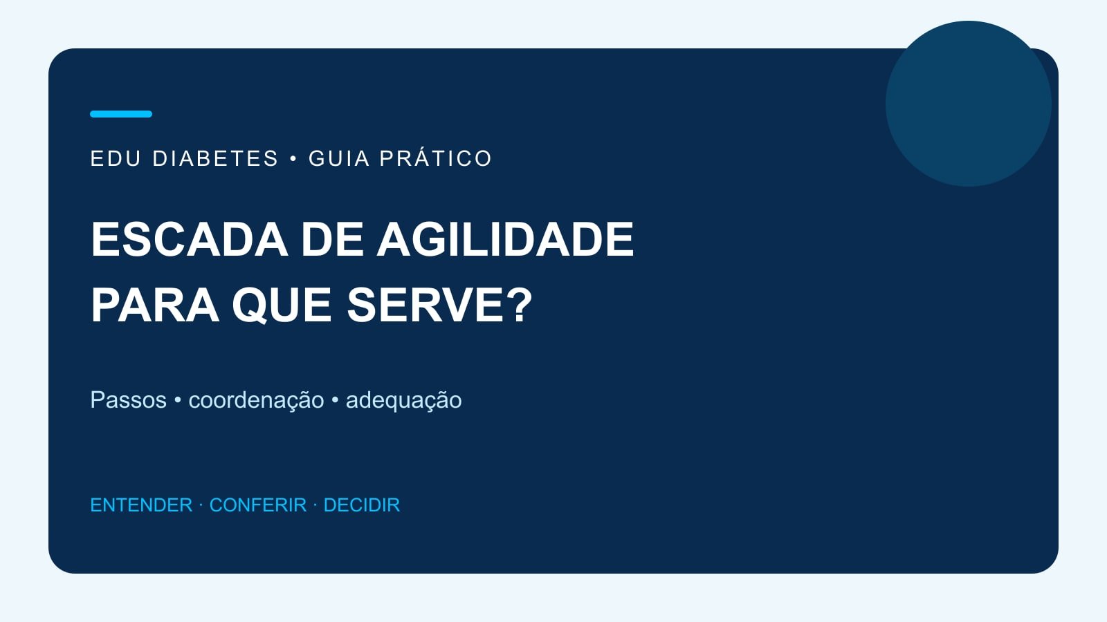 Arte editorial sobre escada de agilidade e adaptação do treino.