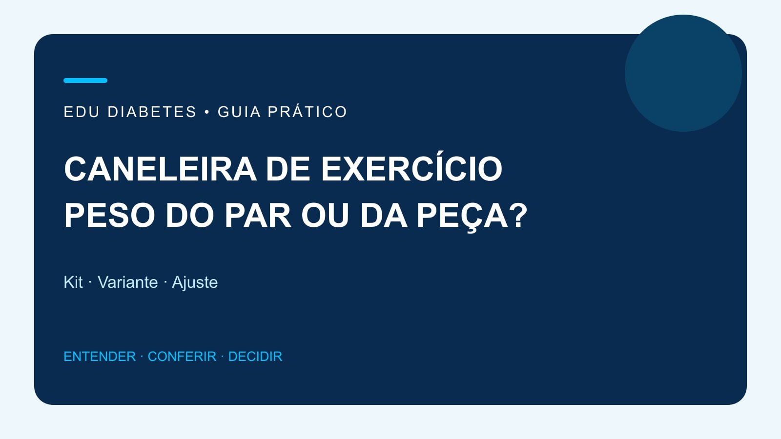 Arte editorial sobre peso do par e peso individual de caneleiras de exercício.