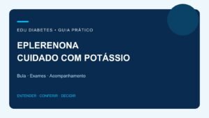 Eplerenona aumenta o potássio? Cuidados durante o tratamento