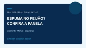 Espuma no feijão: precisa tirar durante o cozimento?