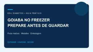 Goiaba pode congelar? Como preparar antes de guardar