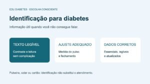 Pulseira de identificação para diabetes: como escolher?