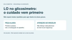 Glicosímetro mostra LO: o que significa e como agir com segurança?