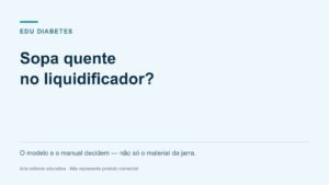 Liquidificador pode bater sopa quente? Confira antes de usar