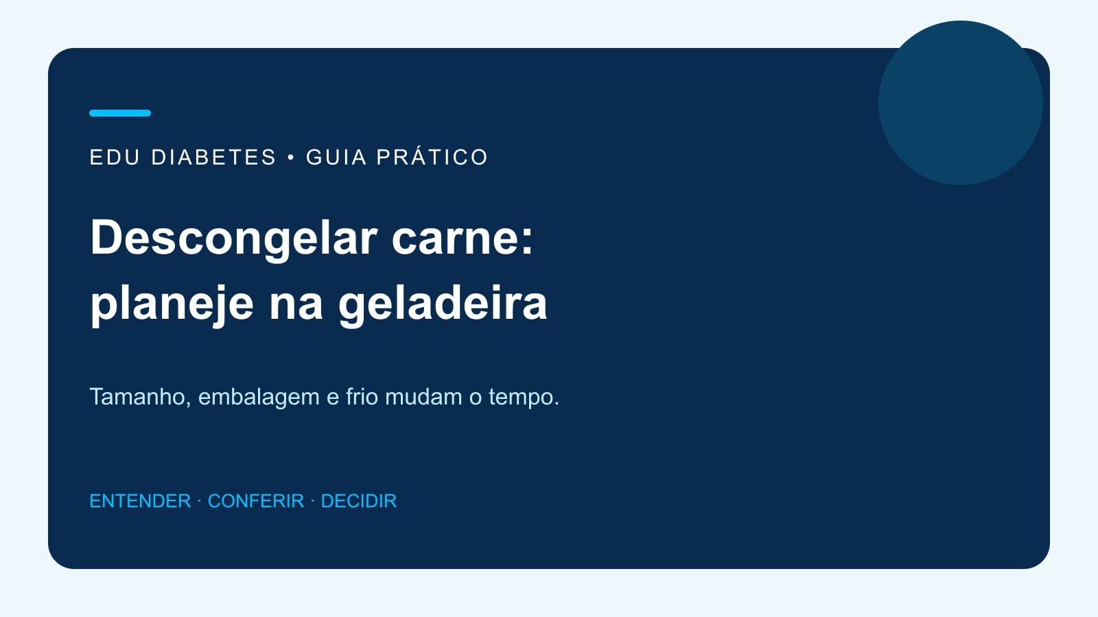 Ilustração editorial: Descongelar carne na geladeira: quanto tempo reservar e como fazer