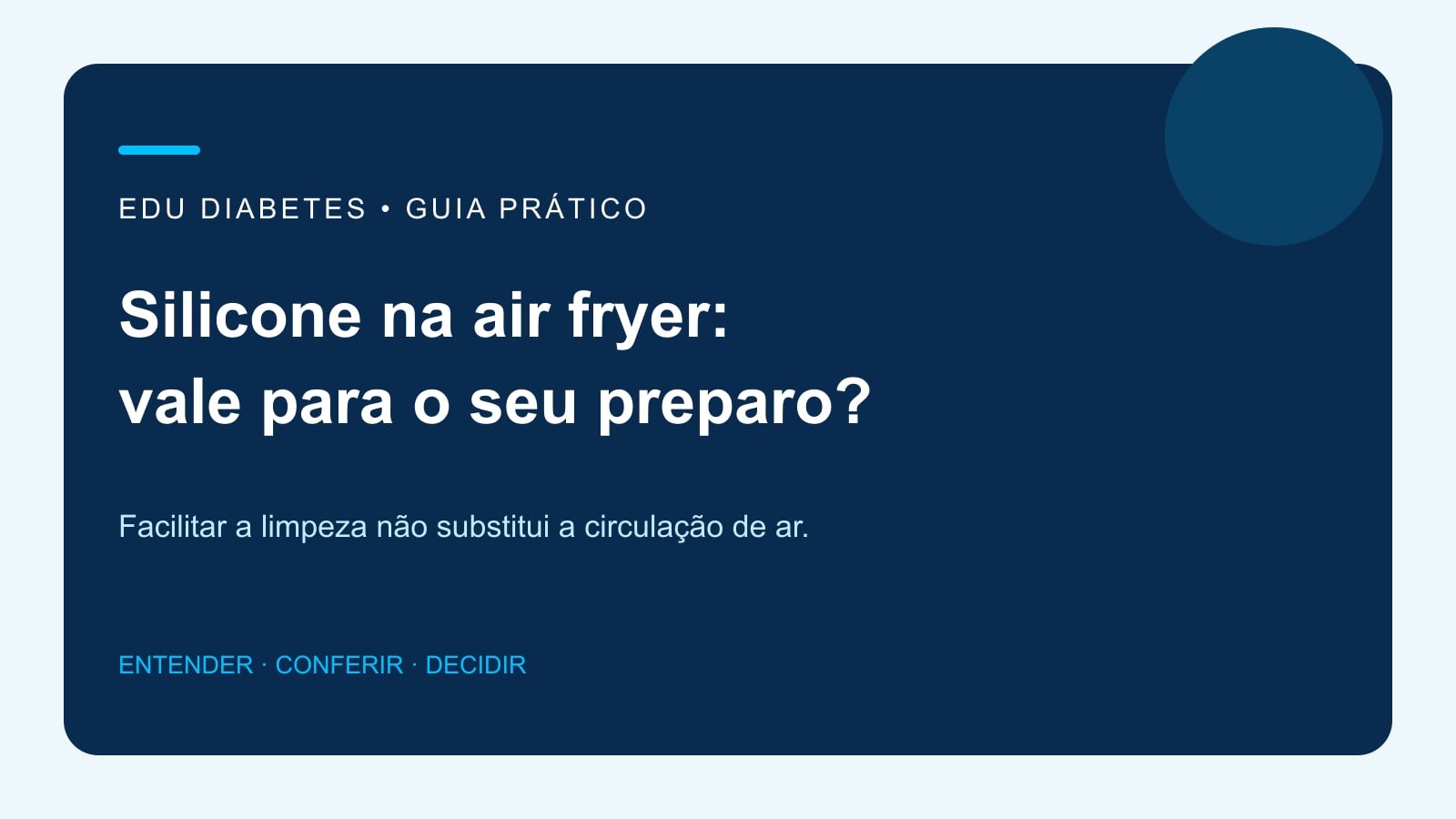Ilustração editorial: Forma de silicone na air fryer vale a pena? Confira antes de comprar