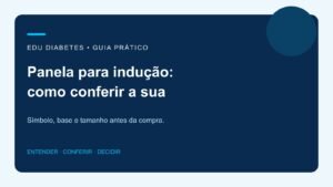 Como saber se a panela funciona no fogão de indução?