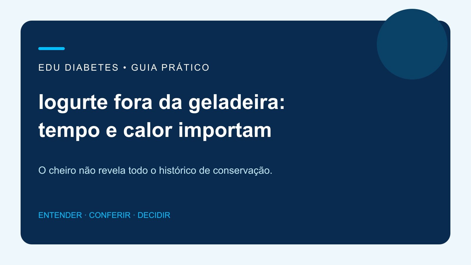 Ilustração editorial: Iogurte fora da geladeira: quanto tempo e quando descartar?
