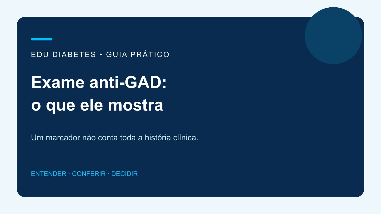 Ilustração editorial: Exame anti-GAD: para que serve, preparo e limites do resultado