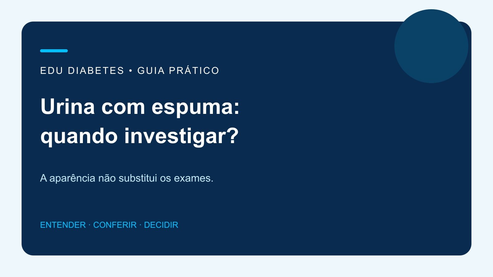 Ilustração editorial: Urina com espuma no diabetes: quando investigar?