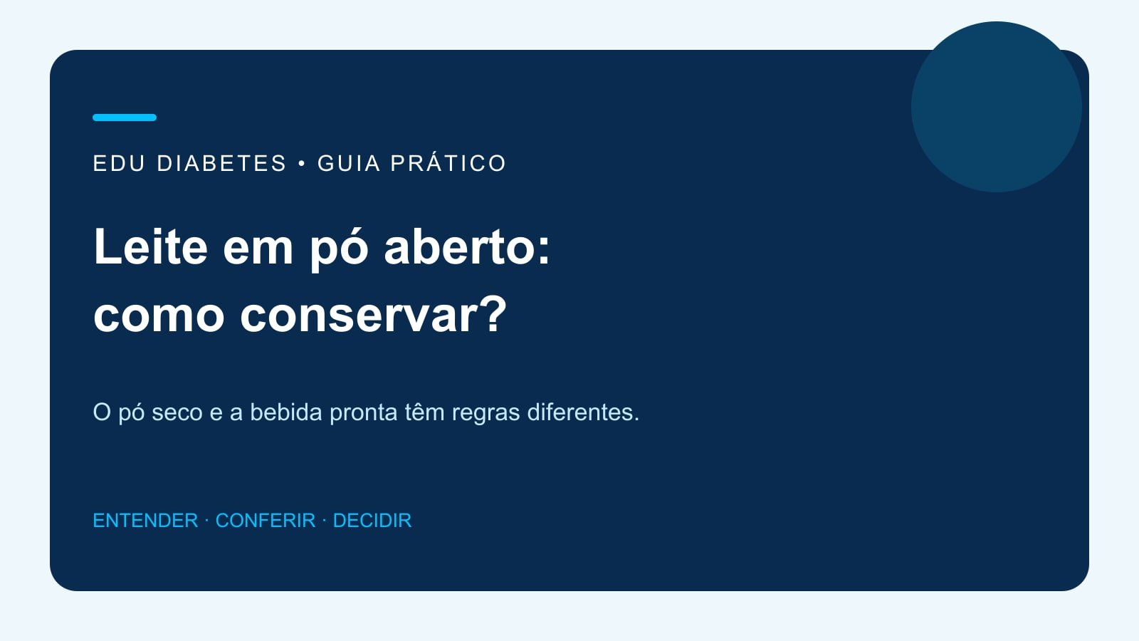 Ilustração editorial: Leite em pó depois de aberto: como guardar e conferir o prazo