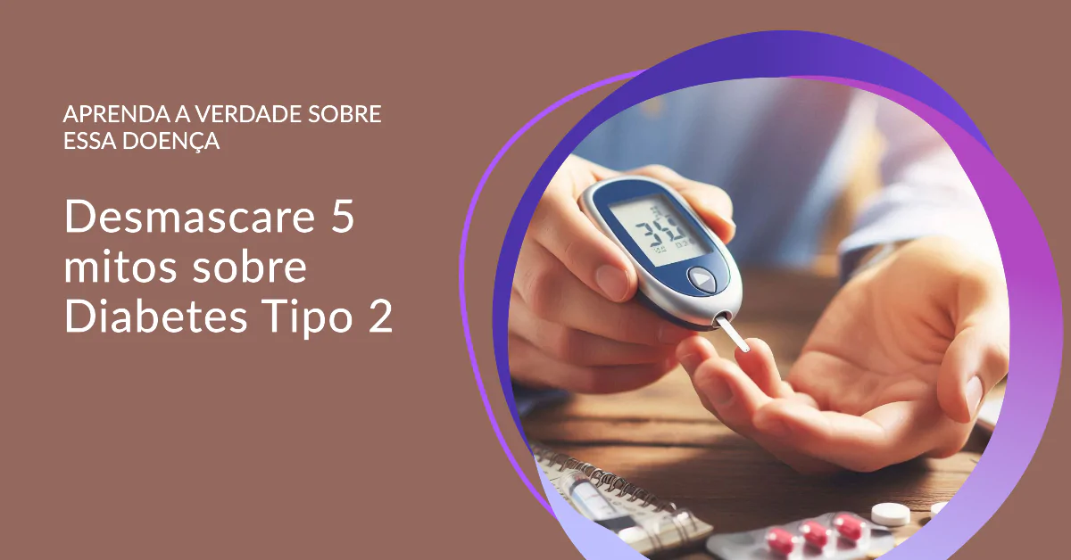 5 mitos sobre Diabetes Tipo 2 desmascarados.O artigo "5 Mitos sobre Diabetes Tipo 2 Desmascarados" visa esclarecer equívocos comuns e fornecer informações baseadas em fatos sobre o diabetes tipo 2. Explora mitos como a crença de que apenas pessoas obesas podem desenvolver a doença, a possibilidade de cura através de dietas extremas, e mal-entendidos sobre o consumo de açúcar e a gravidade da doença. Também desafia o mito de que diabéticos tipo 2 não podem consumir carboidratos, destacando a importância de uma abordagem equilibrada na dieta. 