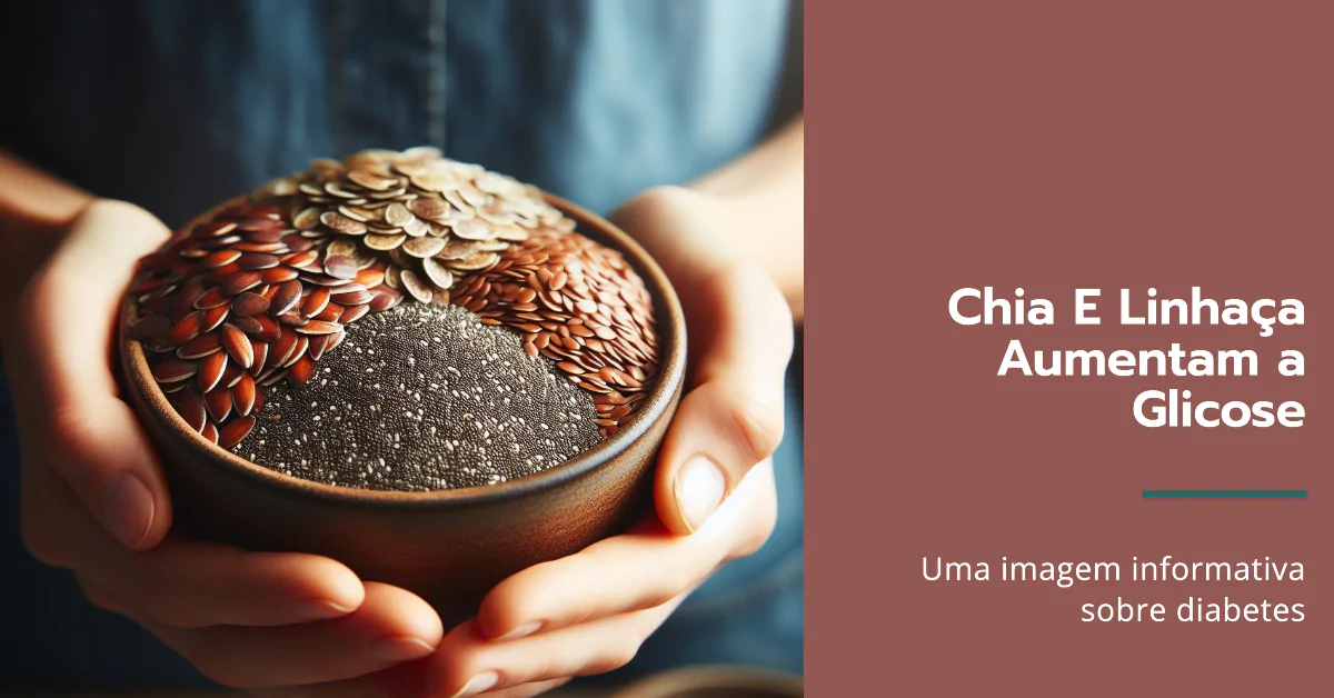 Chia e Linhaça aumentam a glicose do diabético? As sementes de chia e linhaça são conhecidas por seus benefícios nutricionais, incluindo altos níveis de fibras e ácidos graxos ômega-3. Este artigo explora se chia e linhaça podem afetar os níveis de glicose em pessoas com diabetes. Os estudos sugerem que devido ao seu alto conteúdo de fibras, ambas as sementes podem ajudar a estabilizar a glicose no sangue, sem causar aumentos. Incluí-las na dieta, com moderação e sob orientação médica, pode beneficiar o controle glicêmico sem riscos de aumentar a glicemia.