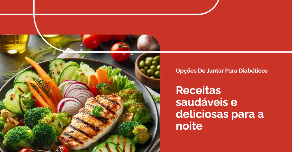 O que o Diabético pode comer à noite? Diabéticos precisam ter cuidado com a alimentação, especialmente à noite, para evitar picos de glicose. Escolher alimentos ricos em fibras, proteínas magras e carboidratos complexos é essencial. Saladas com vegetais frescos, proteínas magras como frango grelhado ou tofu, e lanches leves como iogurte grego com frutas são opções ideais. Evitar alimentos ricos em açúcares e carboidratos refinados ajuda a manter a glicemia estável.