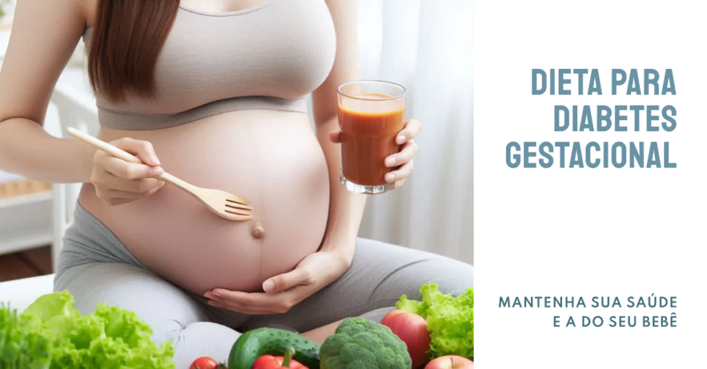 Dieta para diabetes gestacional. A dieta para diabetes gestacional é fundamental para controlar os níveis de glicose no sangue e garantir a saúde da mãe e do bebê. Este artigo aborda a importância de escolher carboidratos complexos, alimentos com baixo índice glicêmico e a distribuição adequada das refeições ao longo do dia. Fornece ainda exemplos de plano alimentar, dicas práticas e a importância dos exercícios físicos no controle da diabetes gestacional.