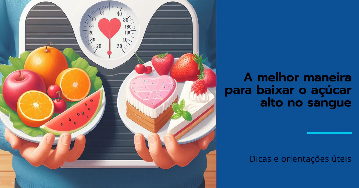 A melhor maneira para baixar o açúcar alto no sangue. Baixar o açúcar no sangue é essencial para a saúde e o controle da diabetes. Alimentos de baixo índice glicêmico, atividade física regular e técnicas para reduzir o estresse são eficazes para controlar a glicemia. Suplementos, como ômega-3, e monitoramento constante também são aliados no controle do açúcar. Este artigo explora métodos seguros e comprovados para reduzir e estabilizar os níveis de glicose no sangue.