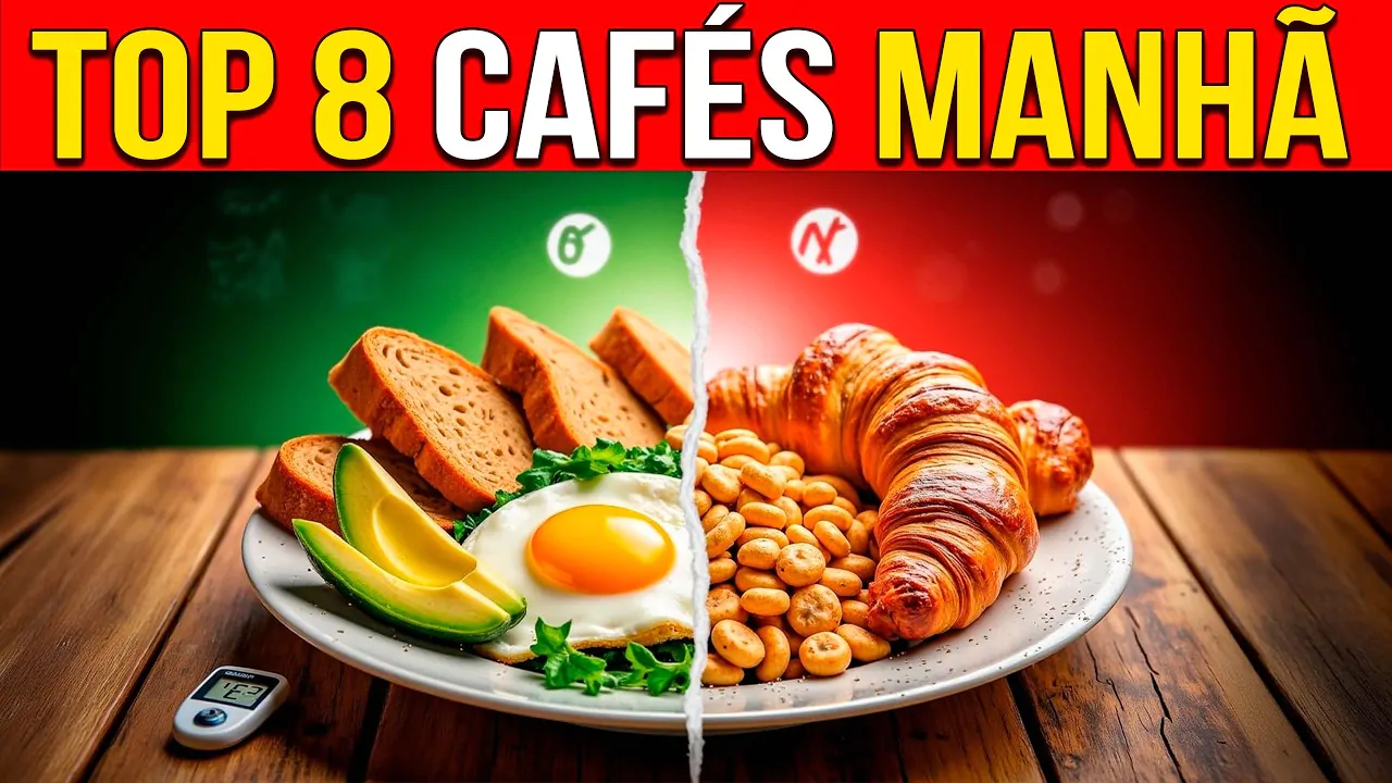 8 MELHORES ALIMENTOS PARA SEU CAFÉ DA MANHÃ (e aqueles que você deveria EVITAR se for DIABÉTICO)